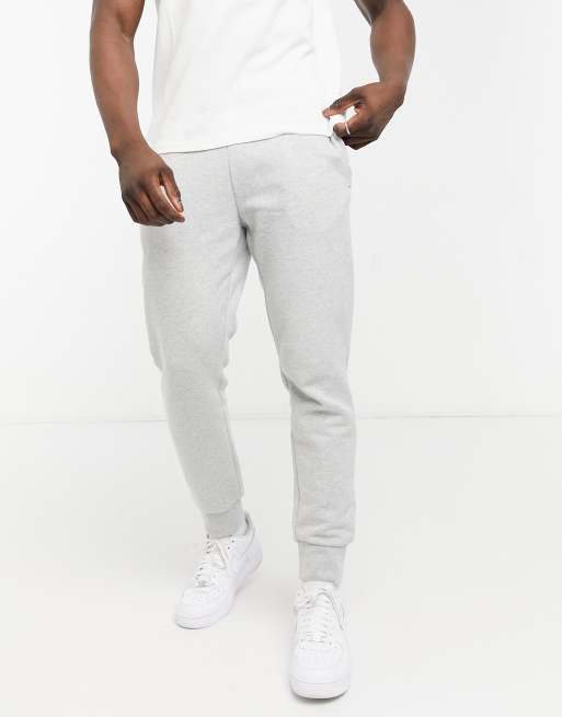 Lacoste slim fit basic joggers in grey