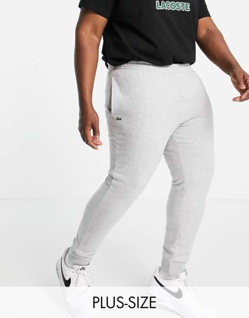 Lacoste slim fit basic joggers in grey ASOS