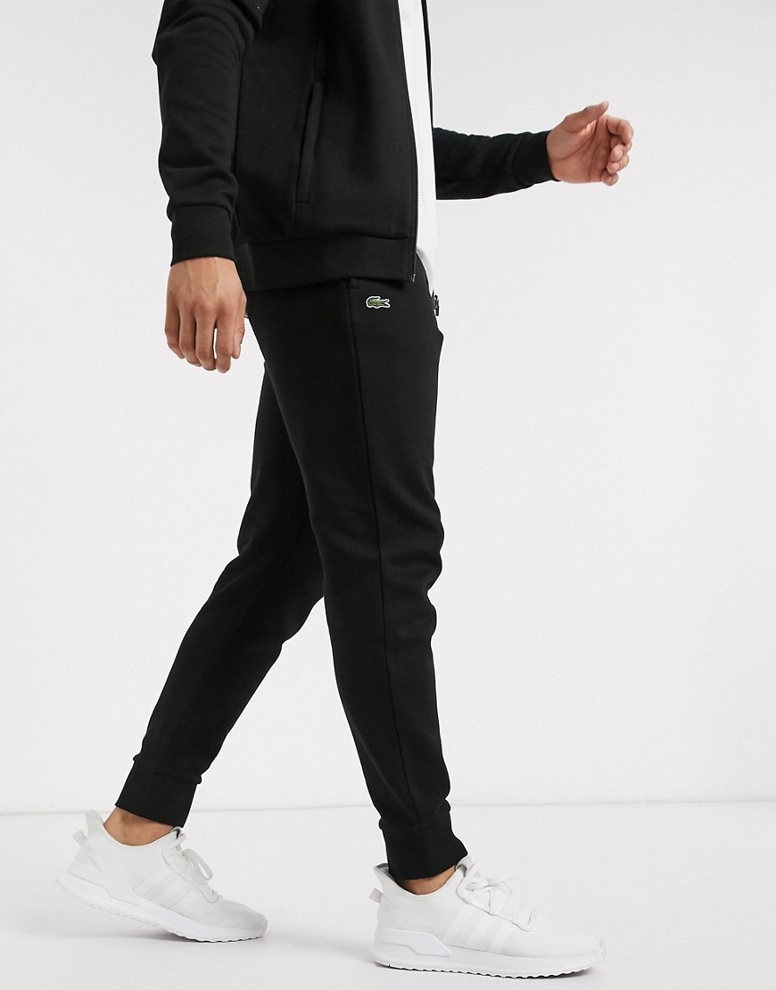 Lacoste - Slim-fit basic joggingbroek in zwart