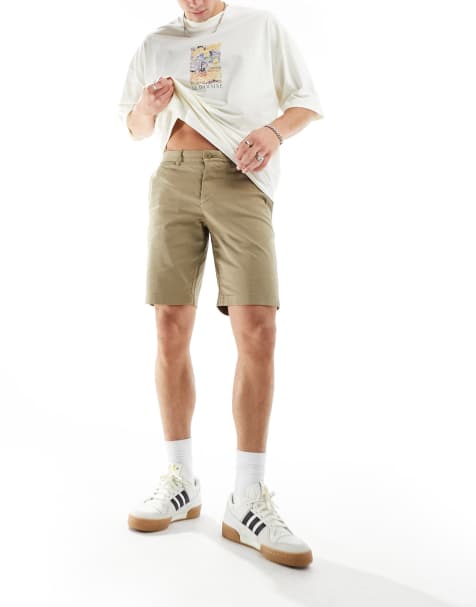 Mens beige chino on sale shorts