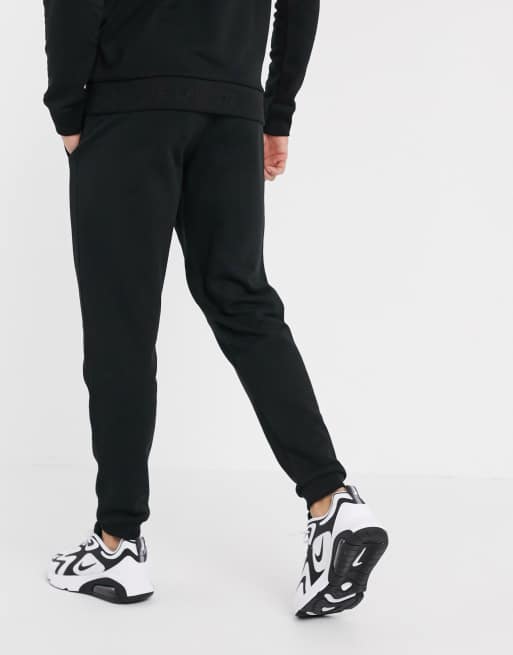 Lacoste slim cuffed fleece sales joggers