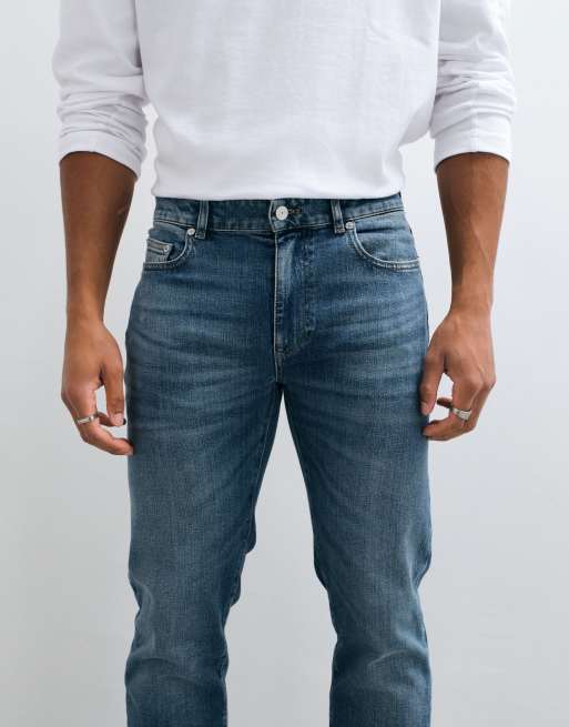 Lacoste slim fit indigojeans i denim med mellemvask, 5 af 5