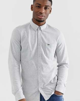 lacoste slim fit shirt