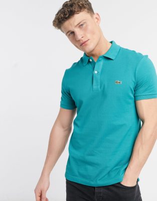 Lacoste polo shop turquoise