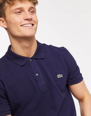 lacoste slim fit polo sale