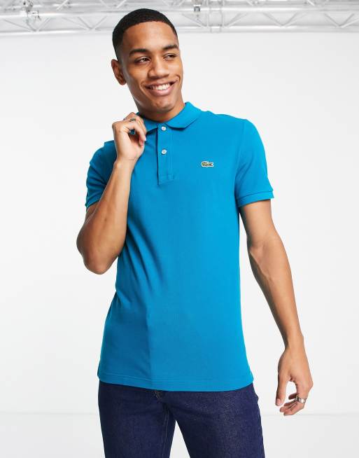 Teal lacoste shop polo