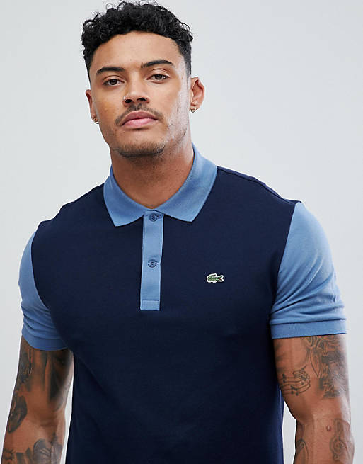 Lacoste Slim Fit Polo Shirt In Navy | ASOS