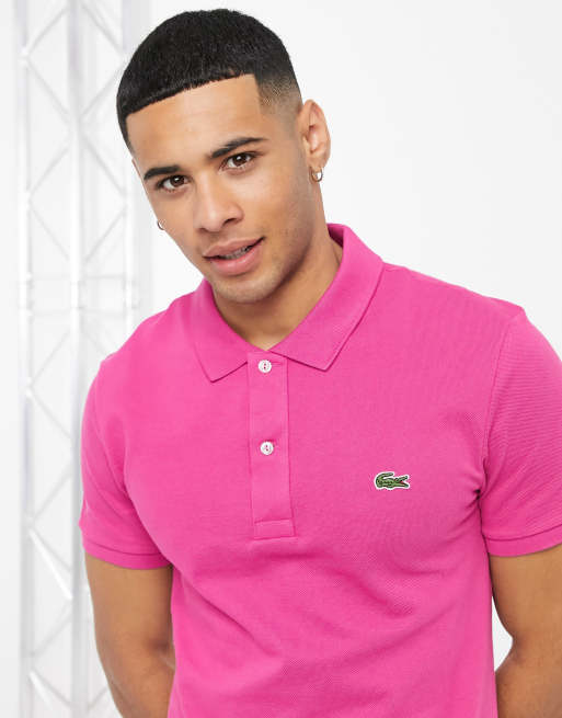 Lacoste shirt deals pink