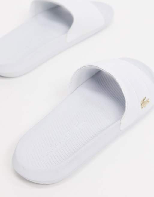 Lacoste - Slippers met goudkleurige krokodil, 2 van 4