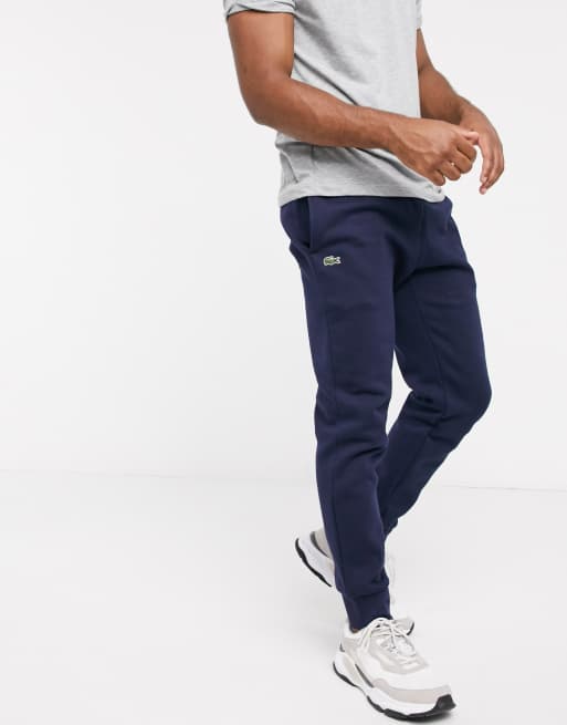 Lacoste cuffed fleece clearance track pants