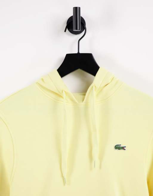 Lacoste yellow hot sale hoodie