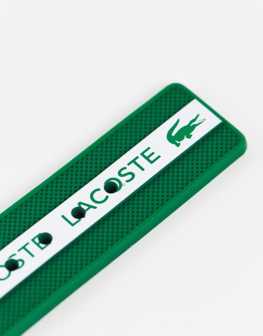 Lacoste smart watch strap in green