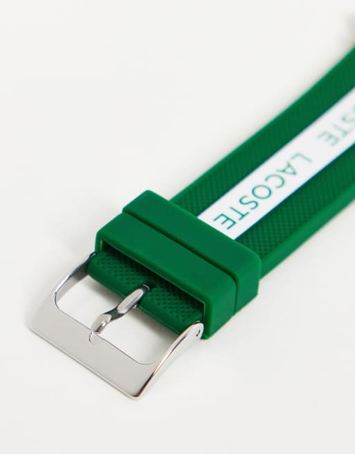 Lacoste smart watch strap in green