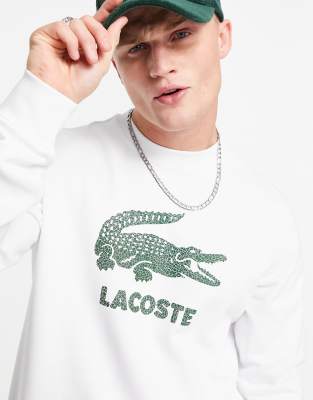 Lacoste sweater with clearance big alligator