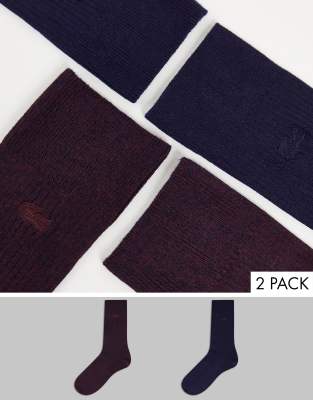 Lacoste Lacoste socks in 2 pack-Multi