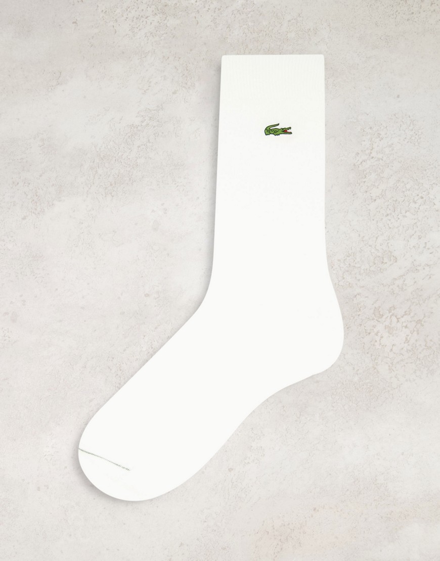 Lacoste Socks With Logo In White