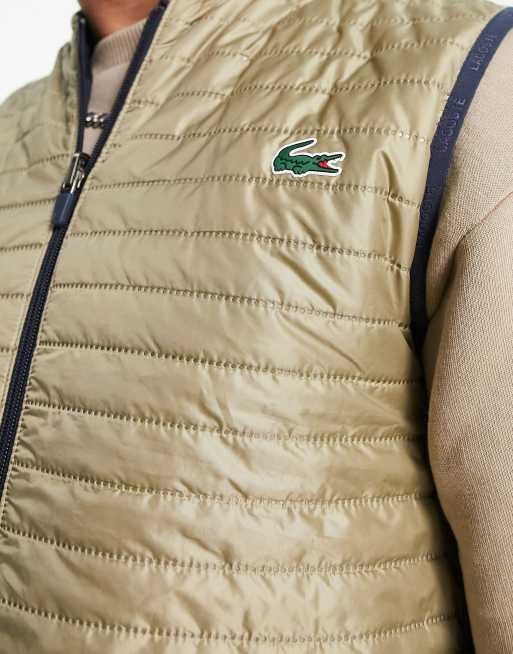 gilet lacoste beige