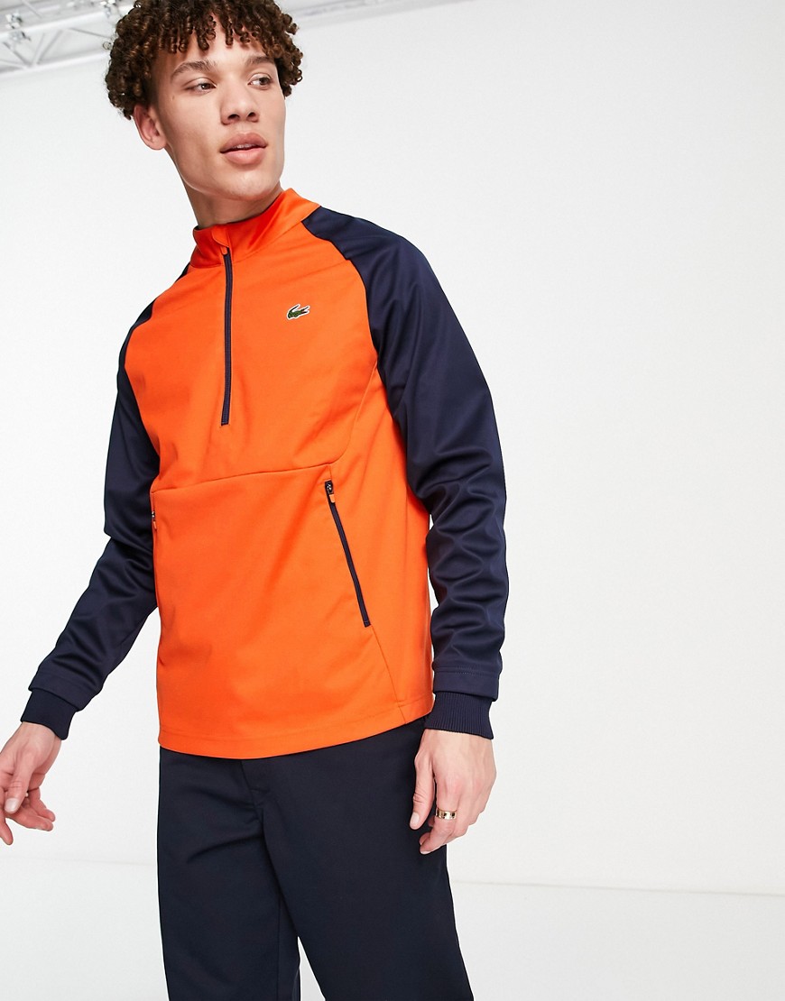 Lacoste Sport - Golf sweatshirt van twee materialen-Meerkleurig