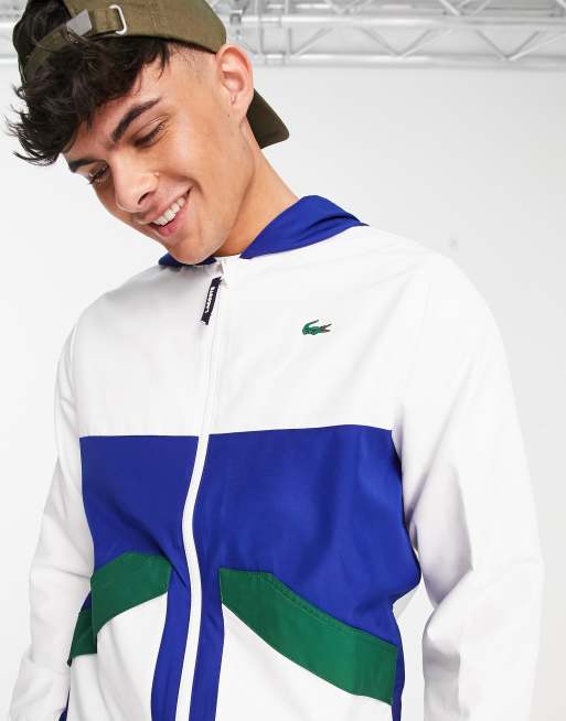 Lacoste sport on sale hooded jacket