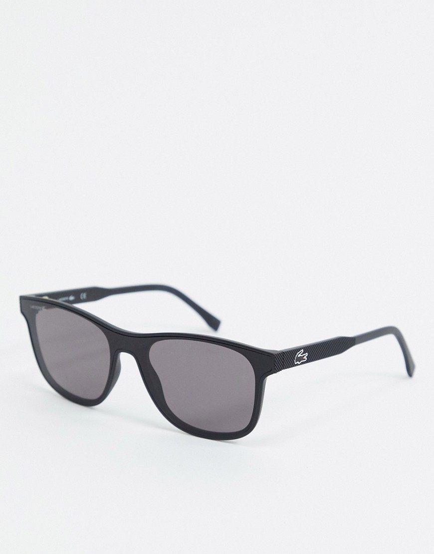 Lacoste Sport – Inspired – Svarta, fyrkantiga solglasögon