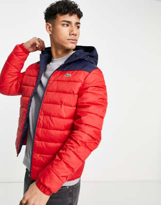 Lacoste Sport padded hooded jacket