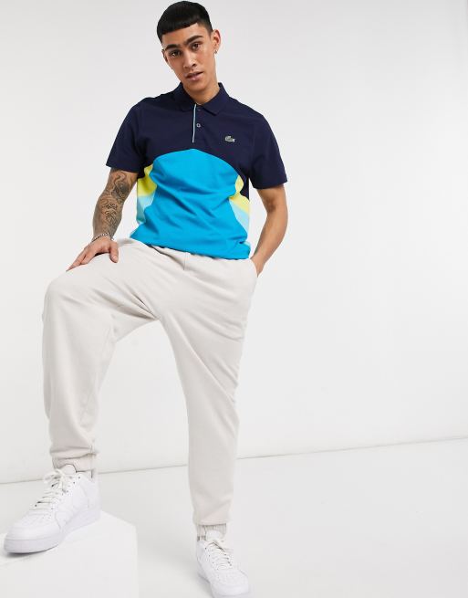 Survetement lacoste 2019 hot sale blanc