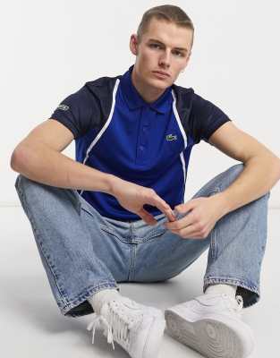  Lacoste  Sport Polo  style  tennis en tulle respirant  