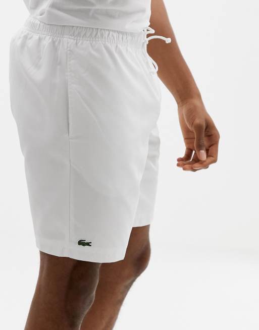 White hotsell lacoste shorts