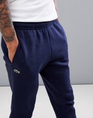 navy blue lacoste joggers