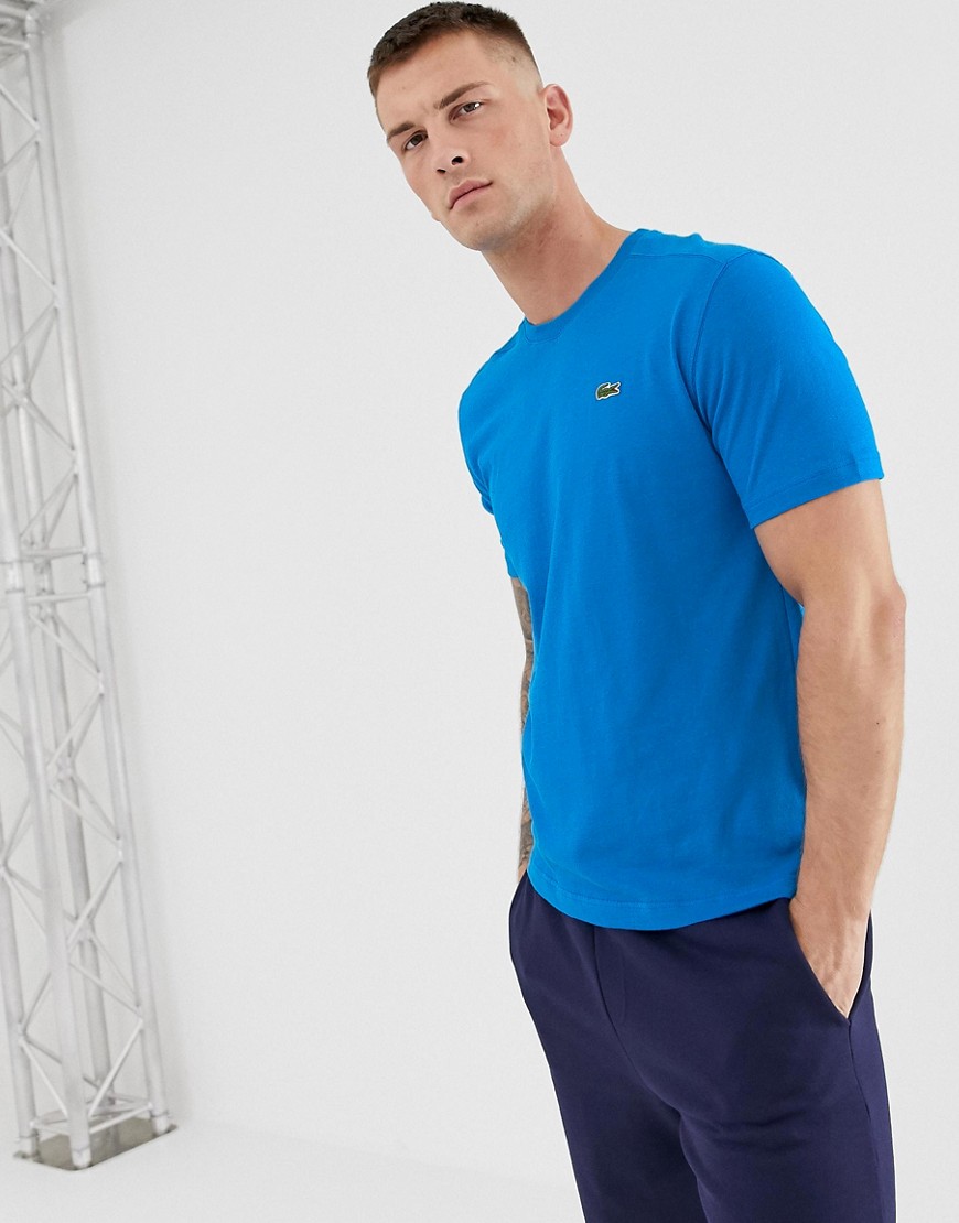 Lacoste Sport - T-shirt con logo piccolo blu
