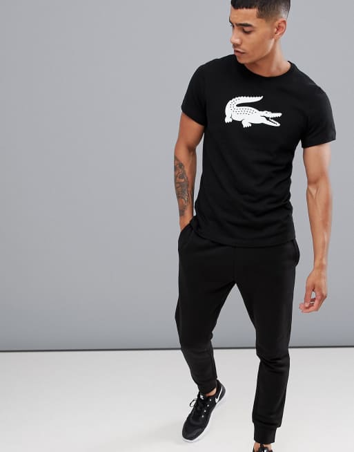 Lacoste sport black clearance t shirt