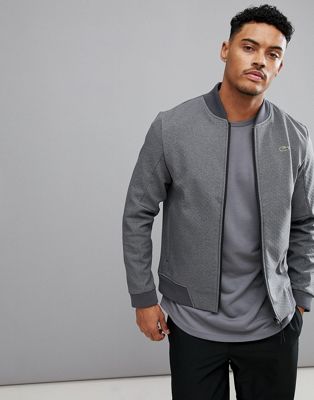 lacoste jacket grey