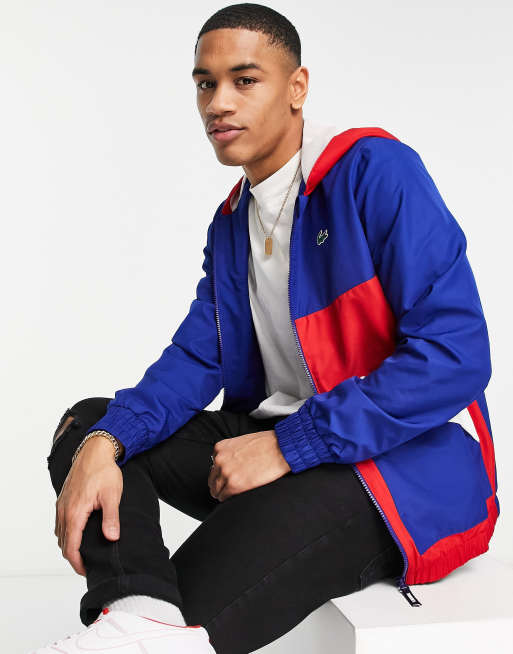 Lacoste Sport Veste Bleu et rouge