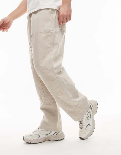 Lacoste - Storm 96 2K - Sneakers in gebroken wit/kaki | ASOS