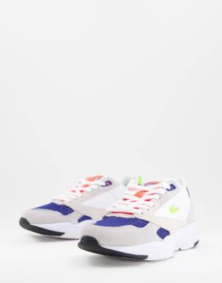 lacoste multicolor sneakers