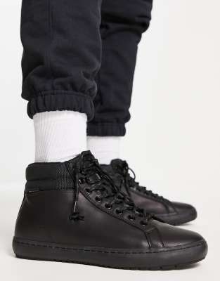 Lacoste Black High-Top Sneakers with White Accent Lacoste Men main image 4