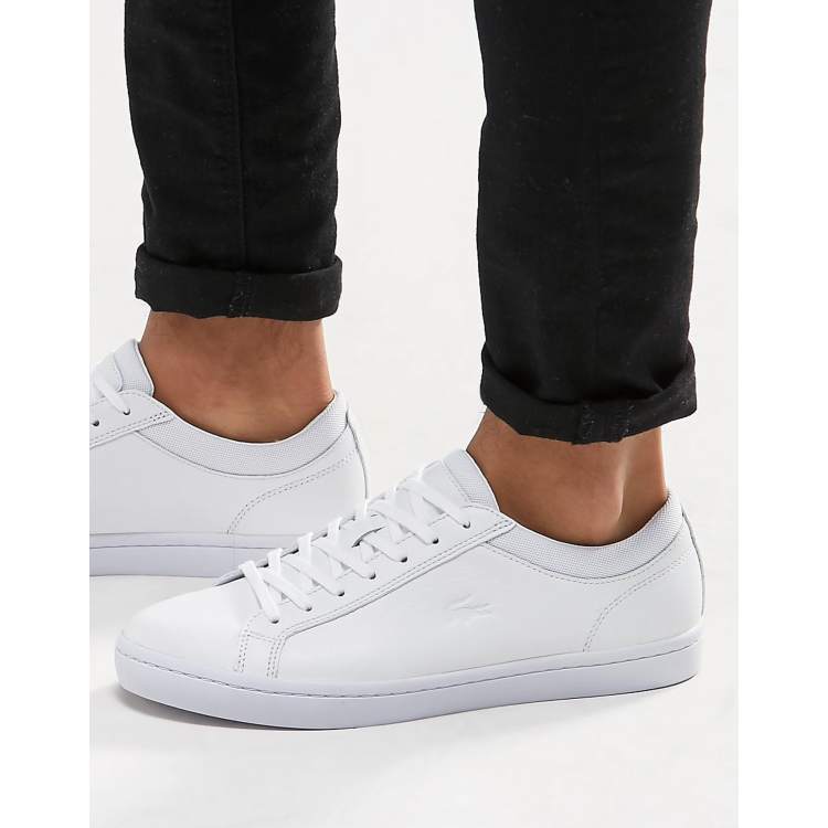 Lacoste straightset outlet mens white