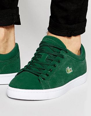 lacoste suede trainers