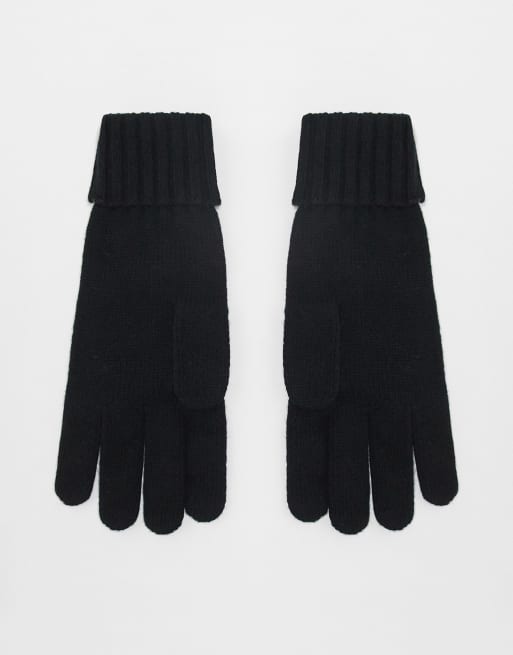 Lacoste  Strickhandschuhe in Schwarz | ASOS