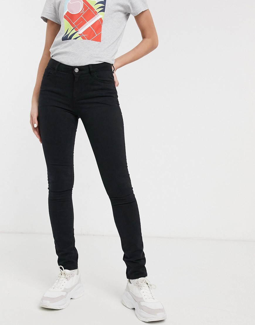 Lacoste – Svarta skinny jeans-Beige