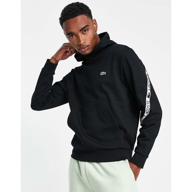 Lacoste Sweat à capuche - noir/anthracite 