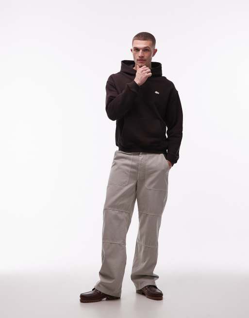 Lacoste - Sweat à capuche imprimé au dos - Marron, 2 de 5