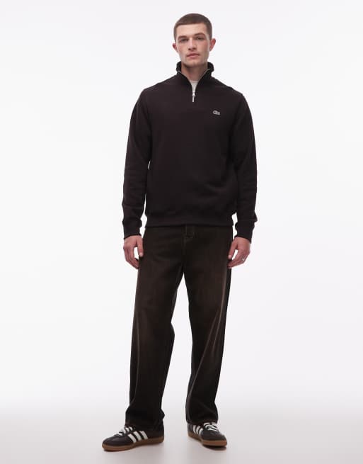 Lacoste - Sweat à col zippé - Marron, 2 de 5