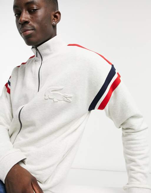 Polo lacoste shop avec fermeture eclair