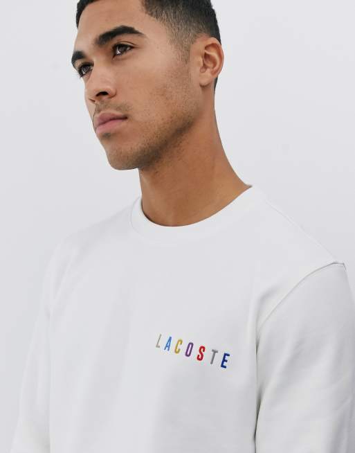 Lacoste rainbow shop sweater