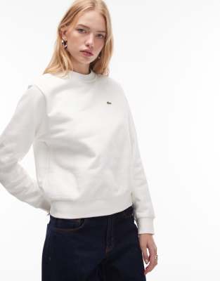 Lacoste Lacoste sweatshirt in cream-White