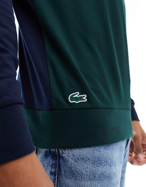 Lacoste on sale sweatshirt green