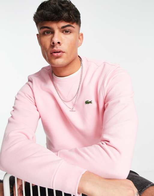 Pull lacoste outlet homme rose