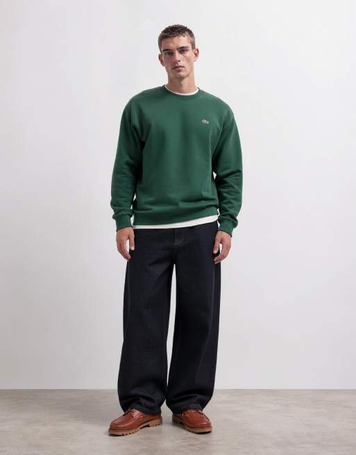 Lacoste sweatshirt med logga i grönt, 6 av 8