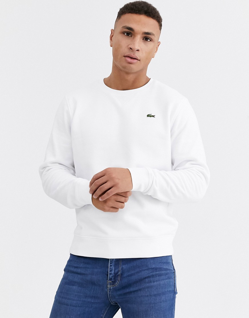 Lacoste - Sweatshirt met logo in wit
